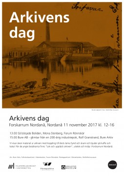 A3 affisch Arkivens dag 2017