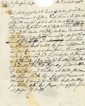 Johan Sandström brev till sonen 1825 till sonen